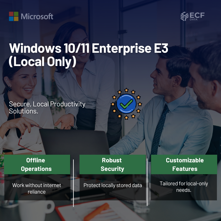 Windows 10/11 Enterprise E3 (Local Only)