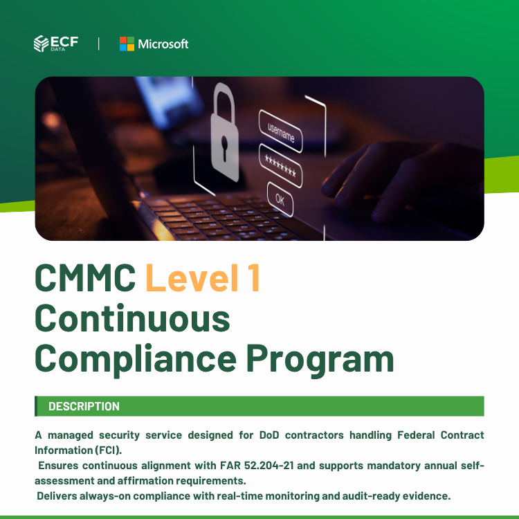 CMMC Level 1 Continuous Compliance Program
