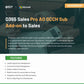D365 Sales Pro AO GCCH Sub Add-on dashboard for government agencies