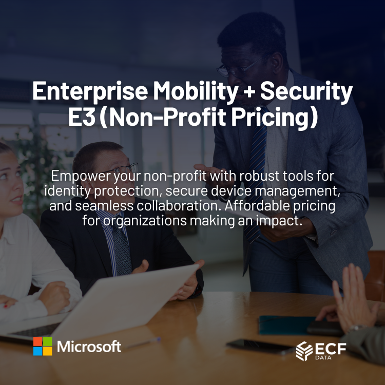 Enterprise Mobility + Security E3 (Non-Profit Pricing)