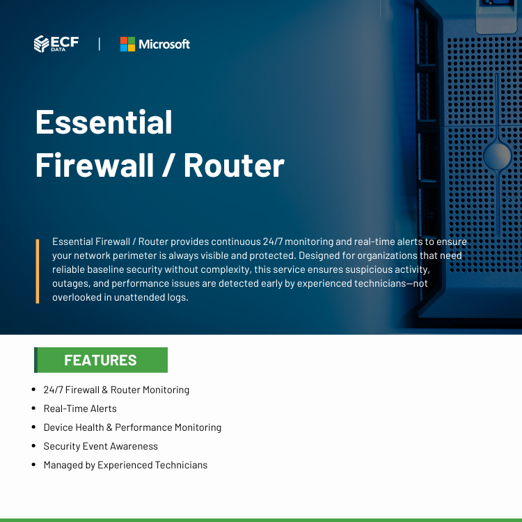 Essential Hardware Router Essential Firewall/Router – ECF Cloud Solution Store