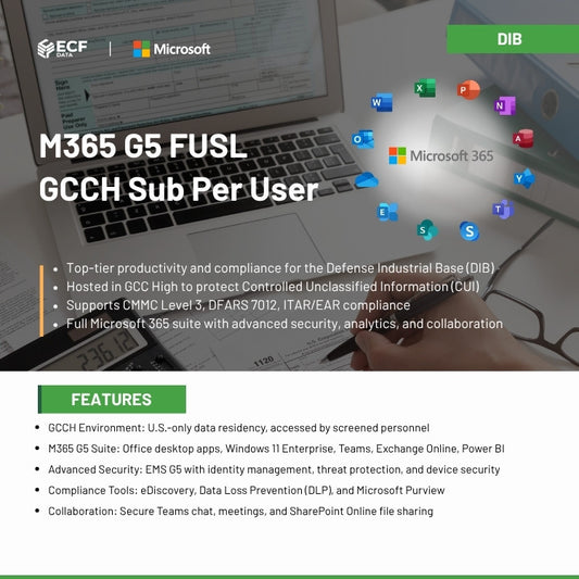 M365 G5 FUSL GCCH Sub Per User-DIB 1