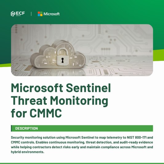 Microsoft Sentinel Threat Monitoring for CMMC