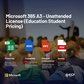 Microsoft 365 A3 - Unattended License (Education Student Pricing)