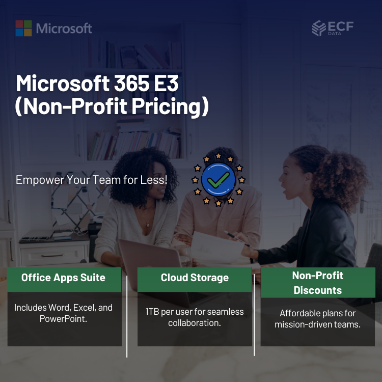 Microsoft 365 E3 (Non-Profit Pricing) 