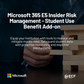 Microsoft 365 E5 Insider Risk Management - Student Use Benefit Add-on
