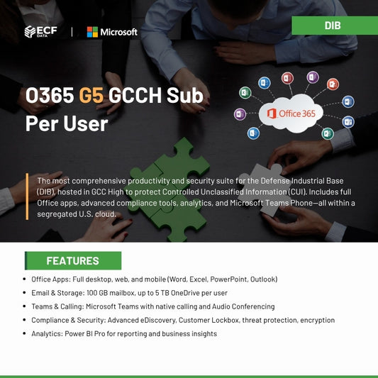 O365 G5 GCCH Sub Per User-DIB 1