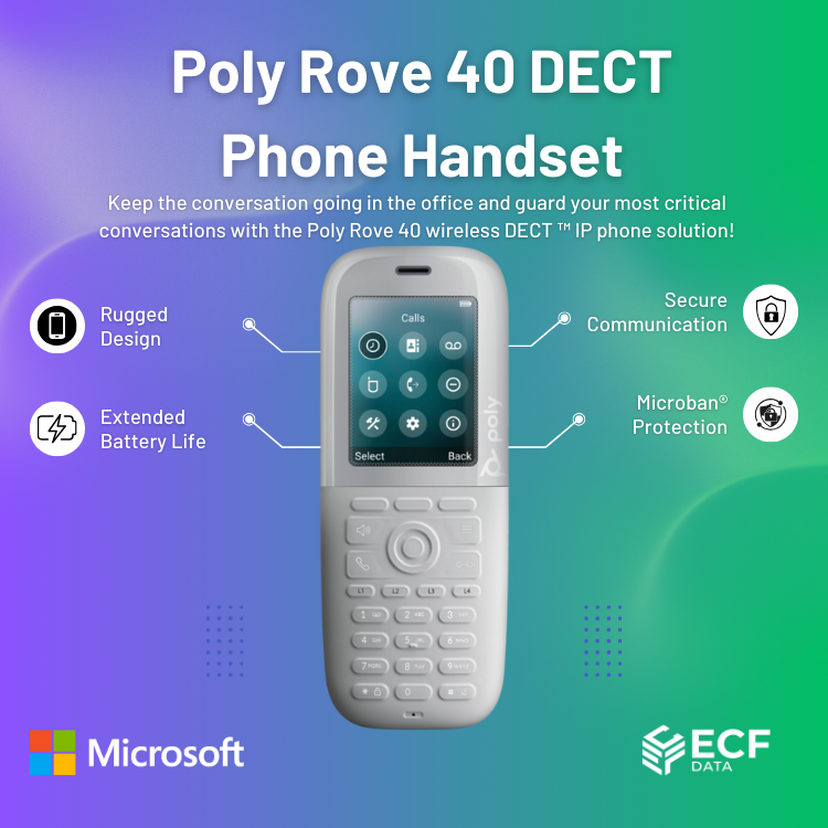 Rove 40 Handset – Advanced DECT Phone with Superior Features – ECF ...