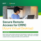Secure Remote Access for CMMC (Azure Virtual Desktop)